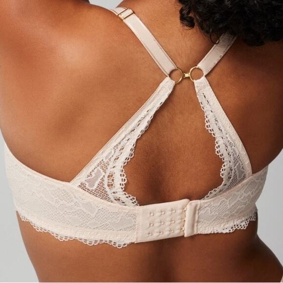 Soma Beige Embraceable Enchanting Lace Push-Up -Pale Sand Size 34A - Picture 12 of 14